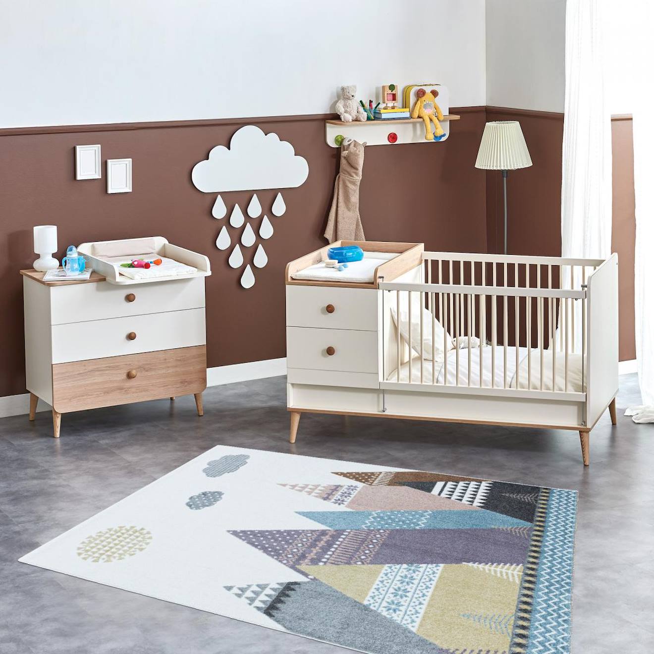 Tapis Enfant Tissé Lisko Multicolore
