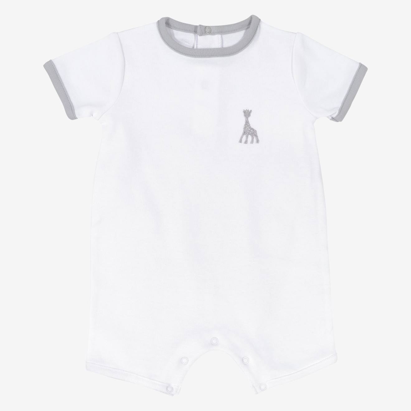 Combishort Bébé Sophie La Girafe Blanc