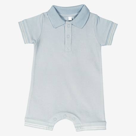 Bébé-Salopette, combinaison-Combishort bébé en maille piquée