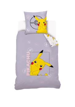 -Housse de couette pokémon pikachu coton