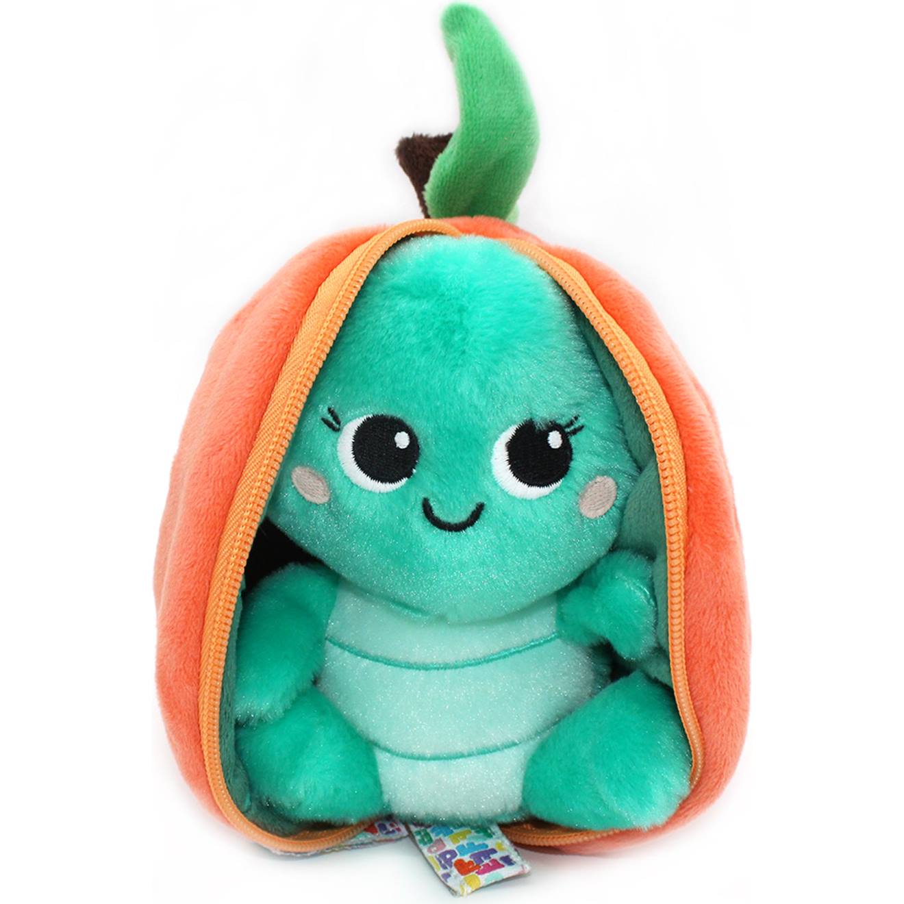 Peluche Flipetz Lapin Carotte Rouge, Vert, Noir