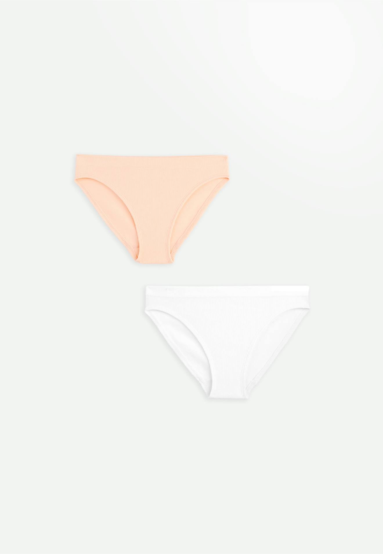 Lot De 2 Culottes Rose Et Blanche Fille Saeva Rose