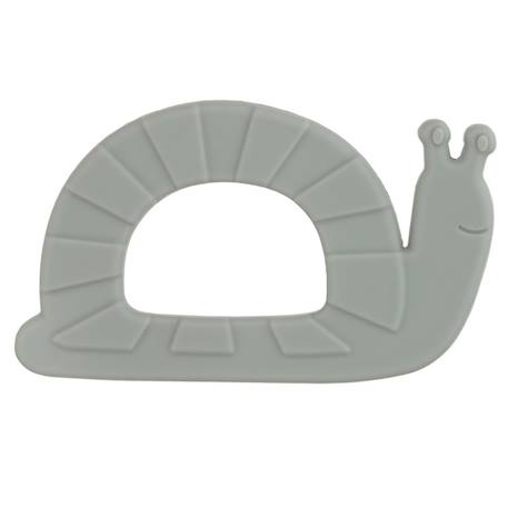 Lassig - Anneau De Dentition En Silicone Escargot Gris