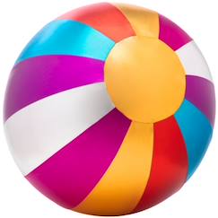 Jouet-Premier âge-Ballon cirque multicolore (40 cm)