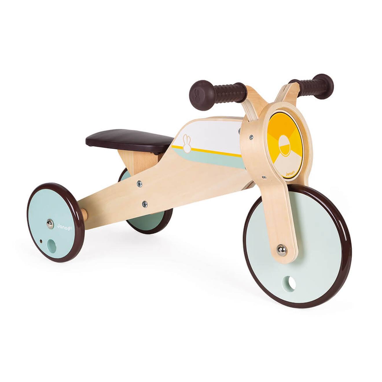 Tricycle À Bascule Et Porteur Beige (Janod) - Image 1