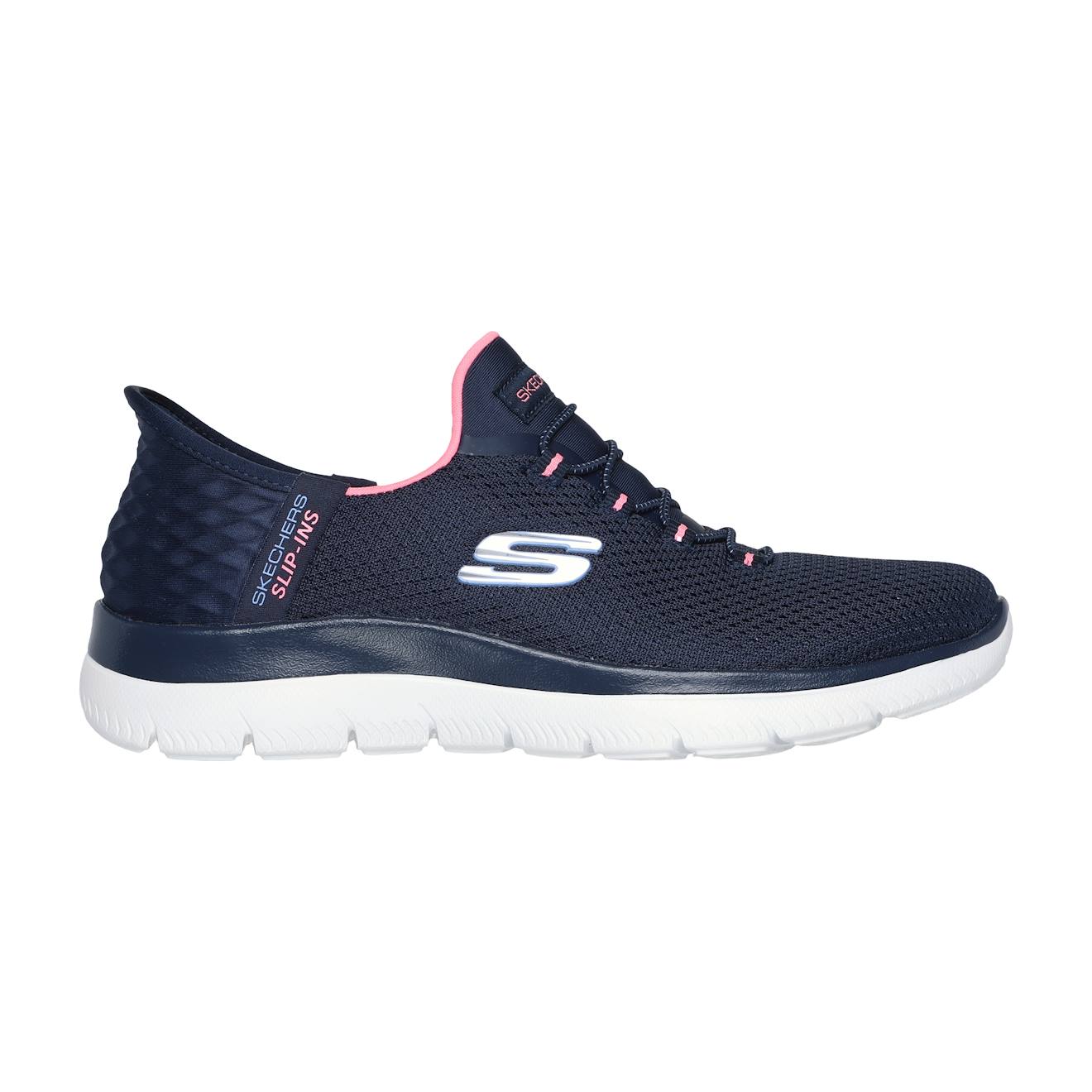 Baskets Basses Lacets Marine Rose 71 €