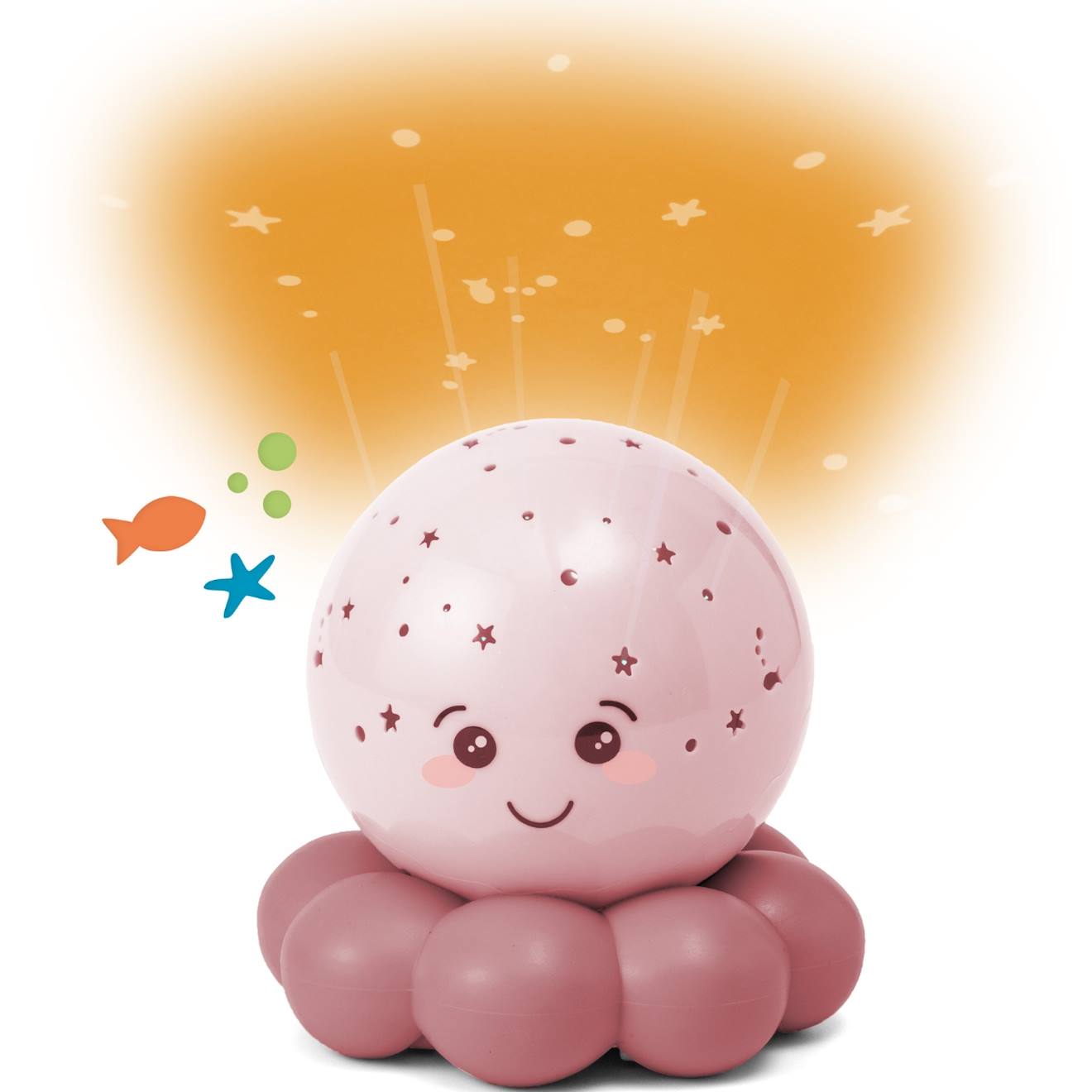 Veilleuse Twinkles To Go Octo Rose