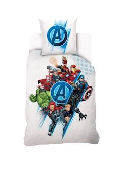 Linge de maison et décoration-Housse de couette avengers team marvel coton