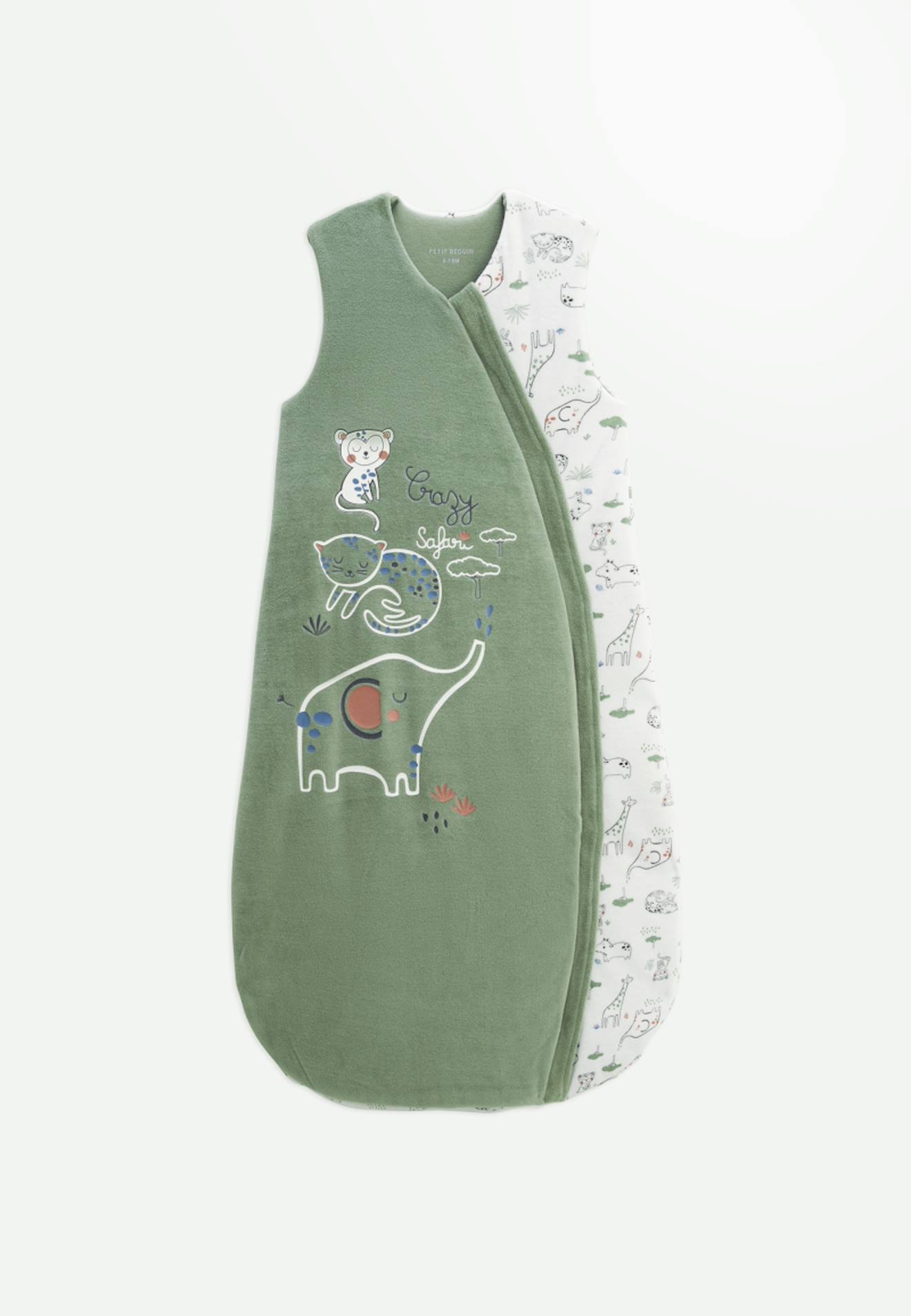 Gigoteuse D'hiver En Velours Crazy Safari Kaki