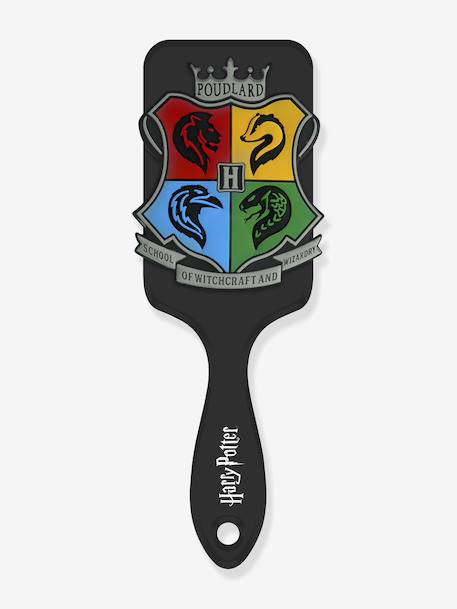 Brosse à cheveux Harry Potter avec application 3D des 4 maisons en silicone  - vertbaudet enfant