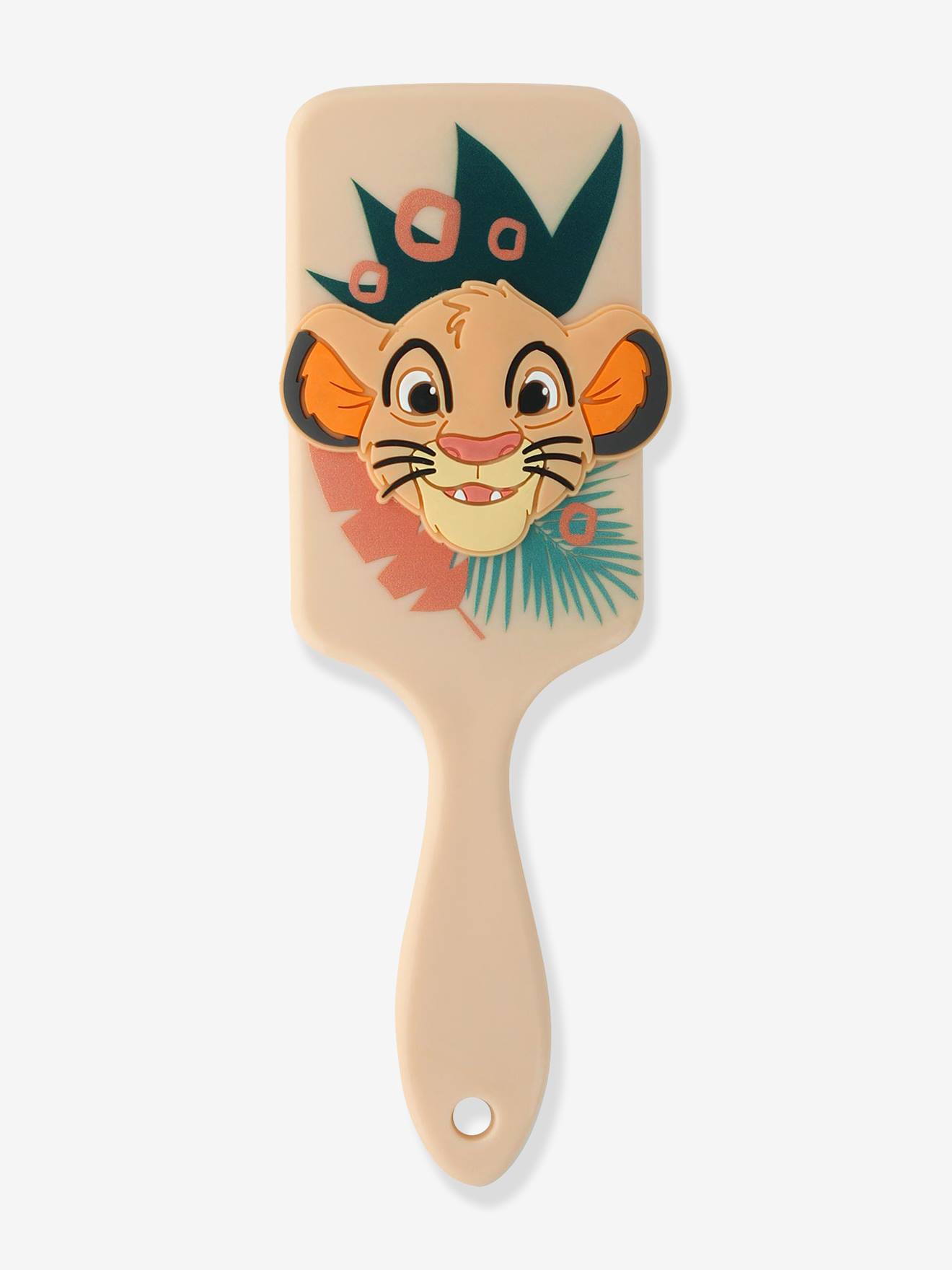 Brosse cheveux enfant Disney avec application Simba en 3D orange 10$