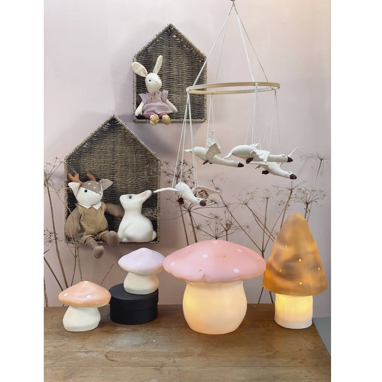 Mobile Oies En Coton Beige (Egmont Toys) - Image 2