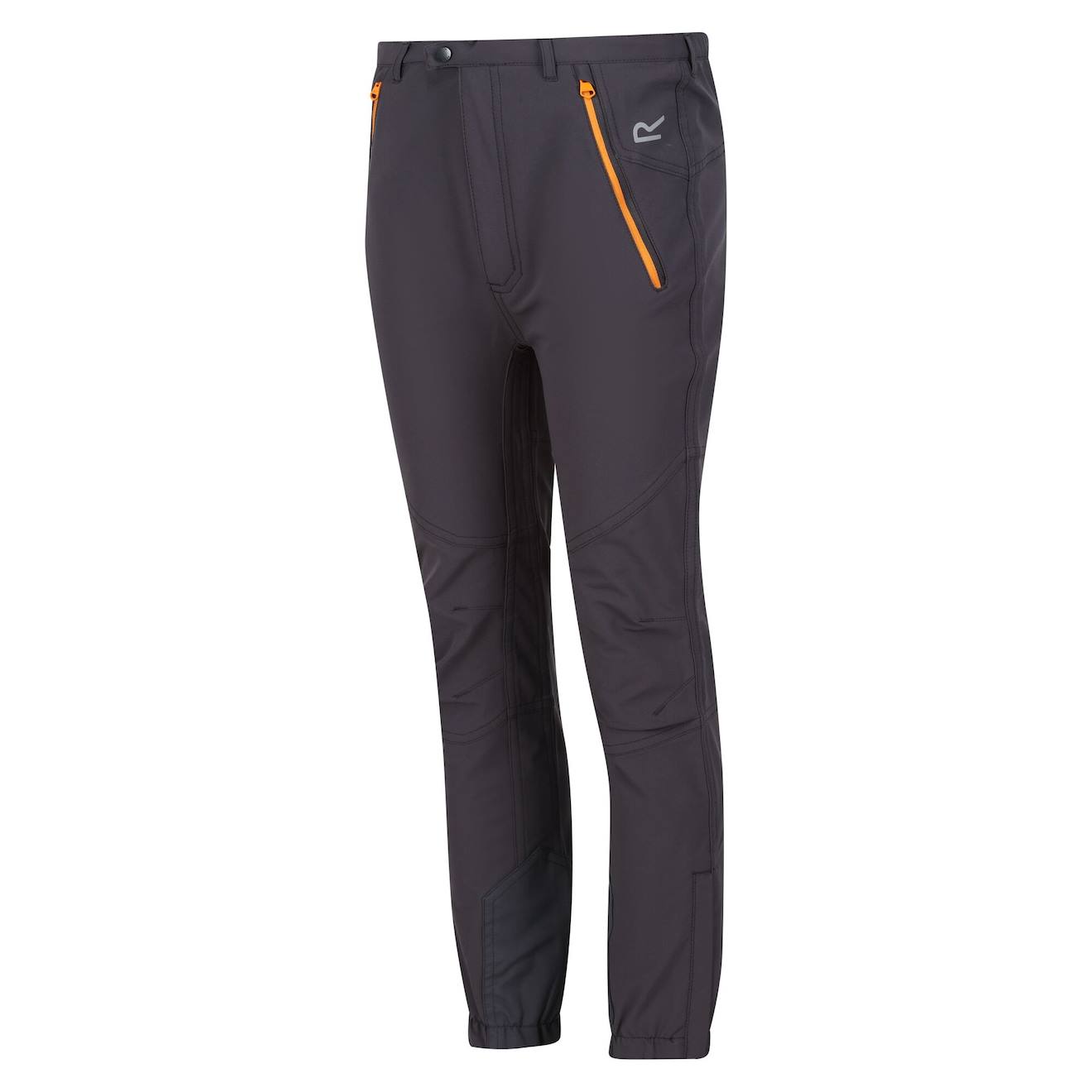 Pantalon Polyester Tech Mountain Gris Phoque / Orange Clair
