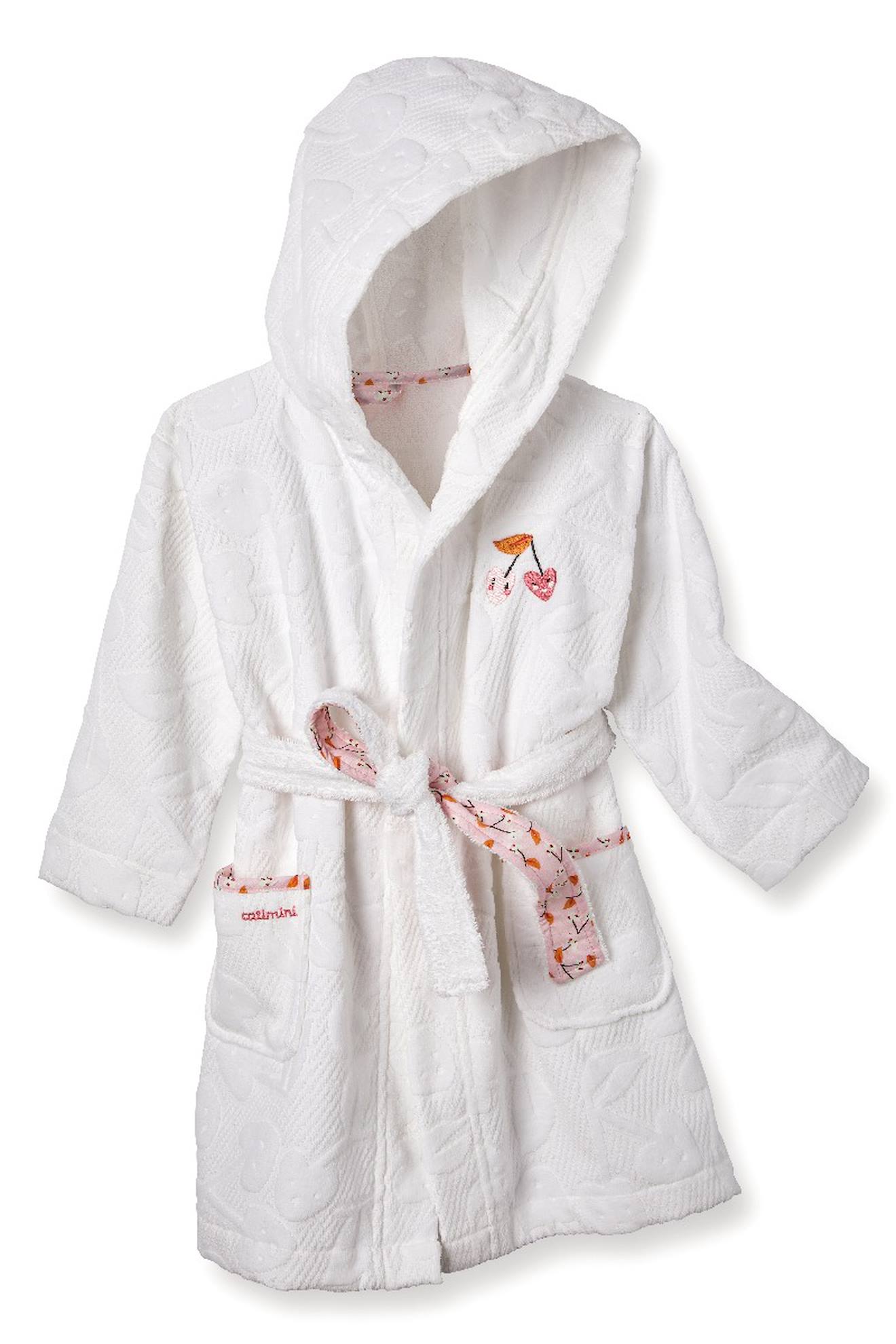 Peignoir De Bain Escapade Kawaii Coton Blanc