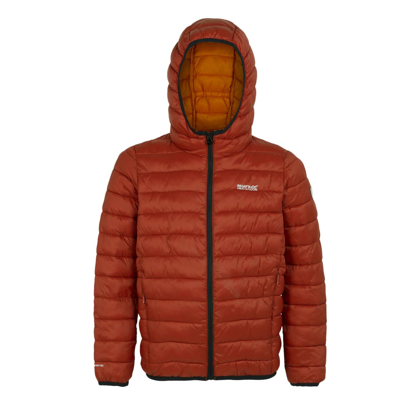 Veste Matelassée Polyamide Marizion Ocre Rouge / Orange Sombre