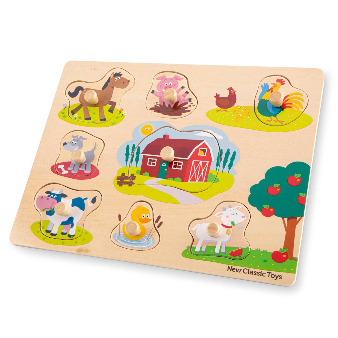 Puzzle Ferme 8 Pcs Beige