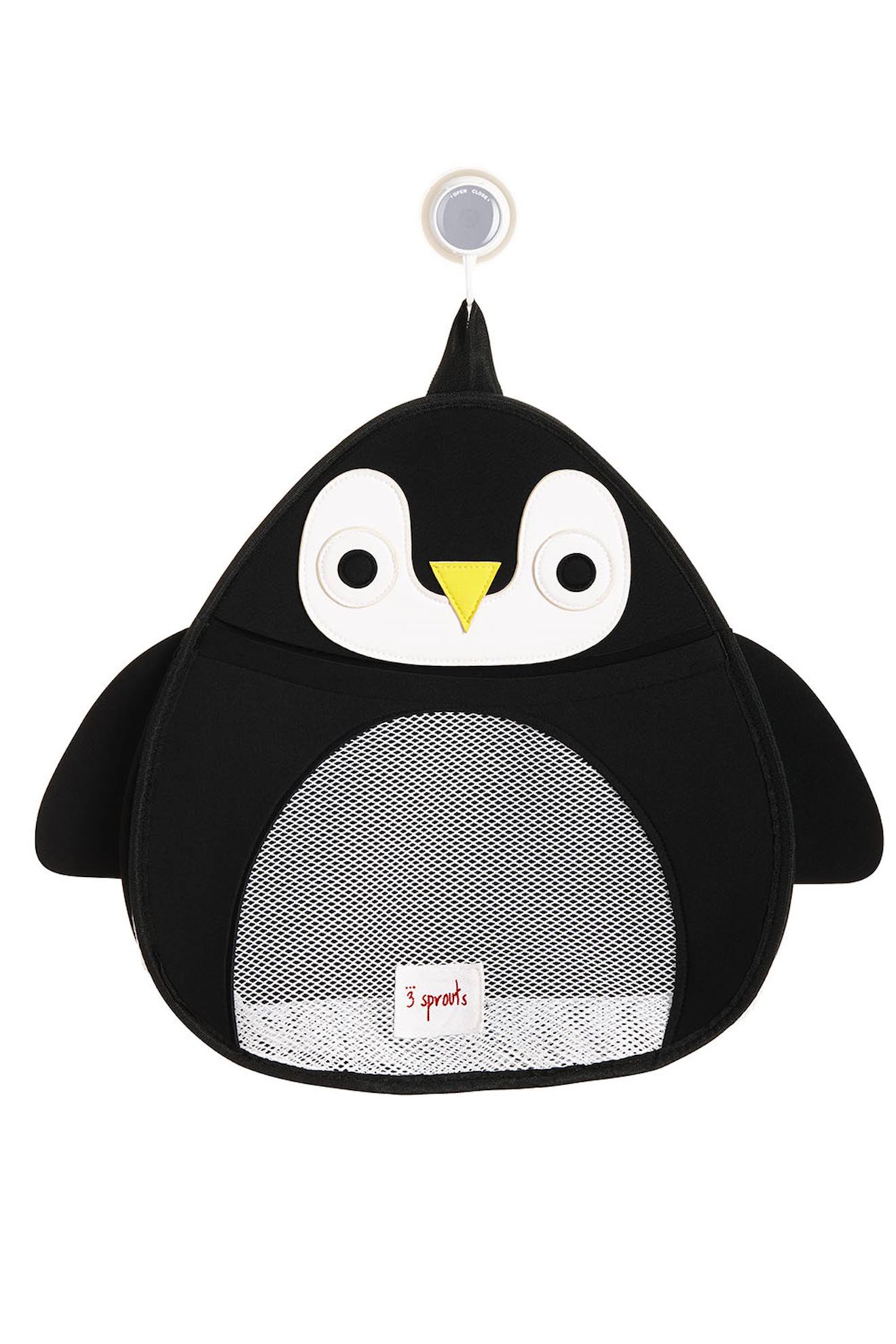 Filet De Rangement Pour Le Bain Pingouin Noir (3 sprouts) - Image 1