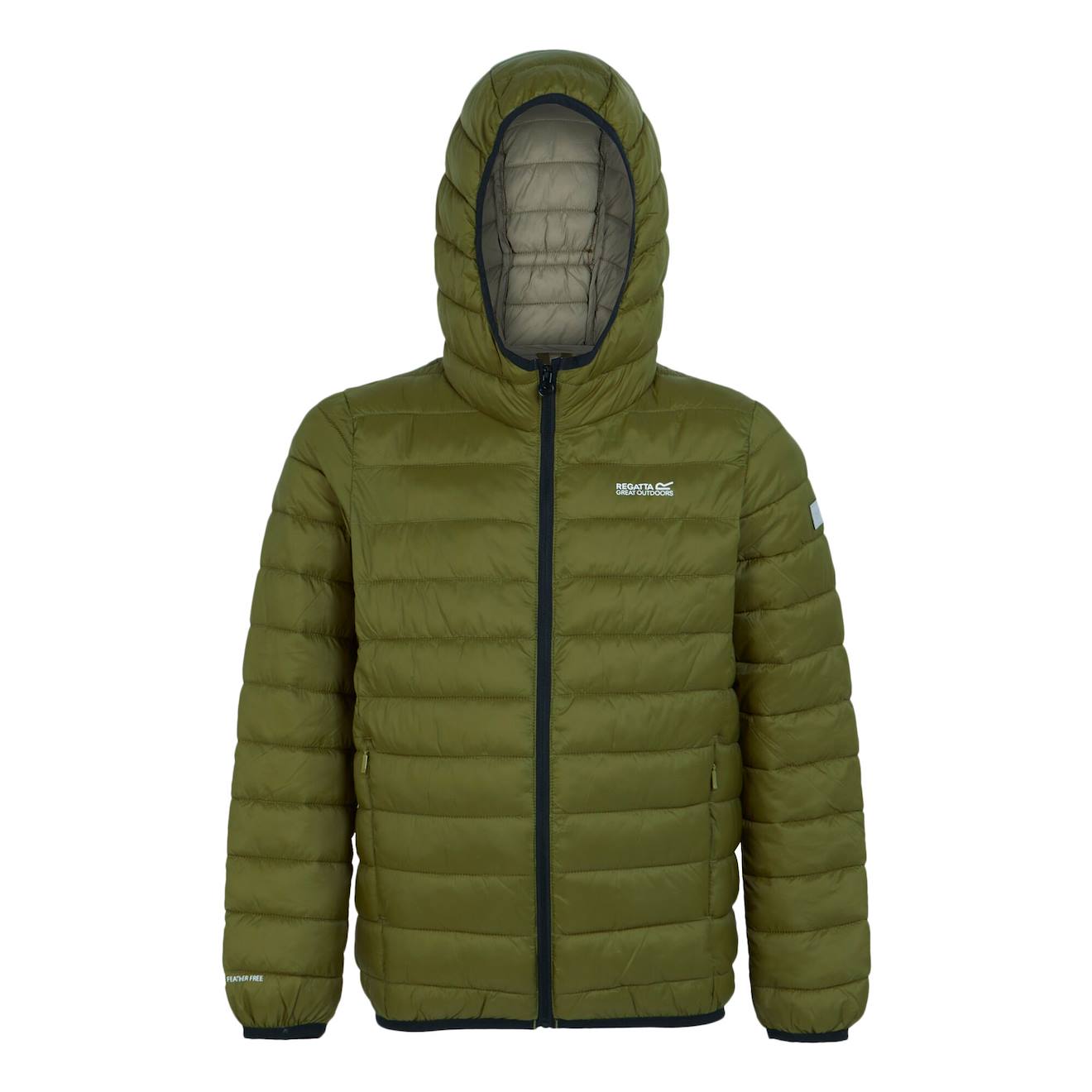 Veste Matelassée Polyamide Marizion Vert Néphrite / Blanc Cassé