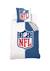 Housse de couette football américain logo nfl coton Bleu 1 - vertbaudet enfant 