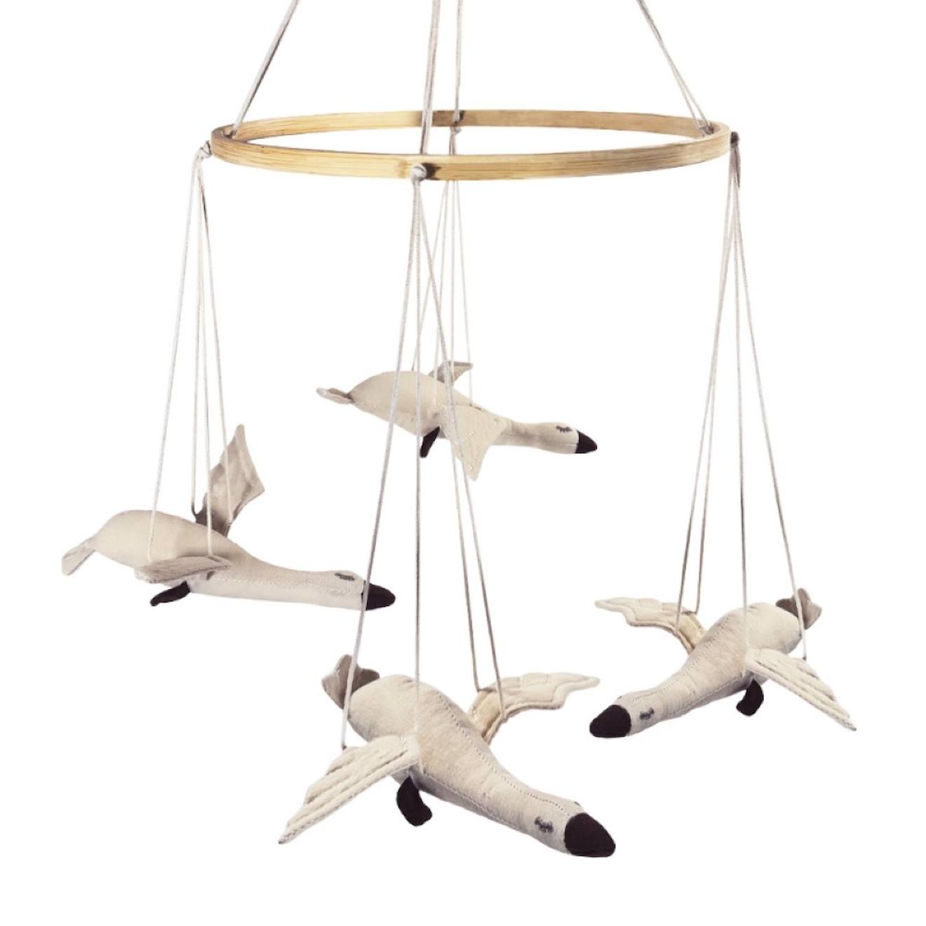 Mobile Oies En Coton Beige