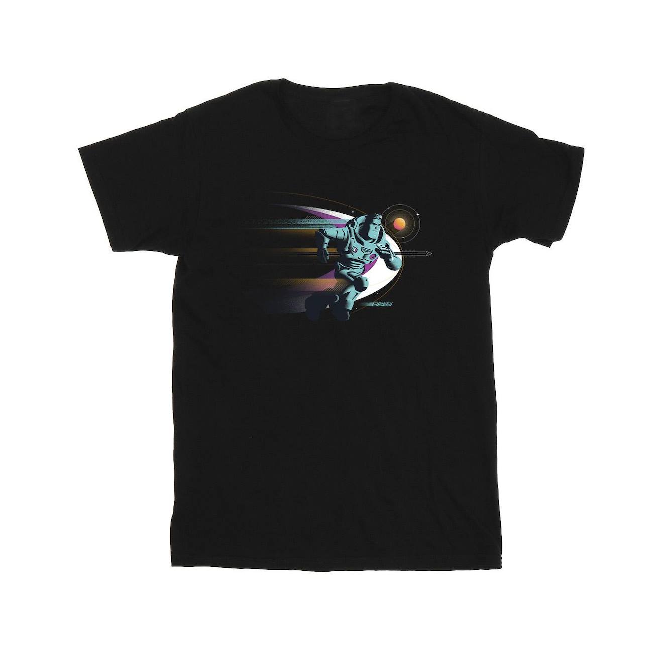 T-shirt Buzz Coton Disney Lightyear Noir