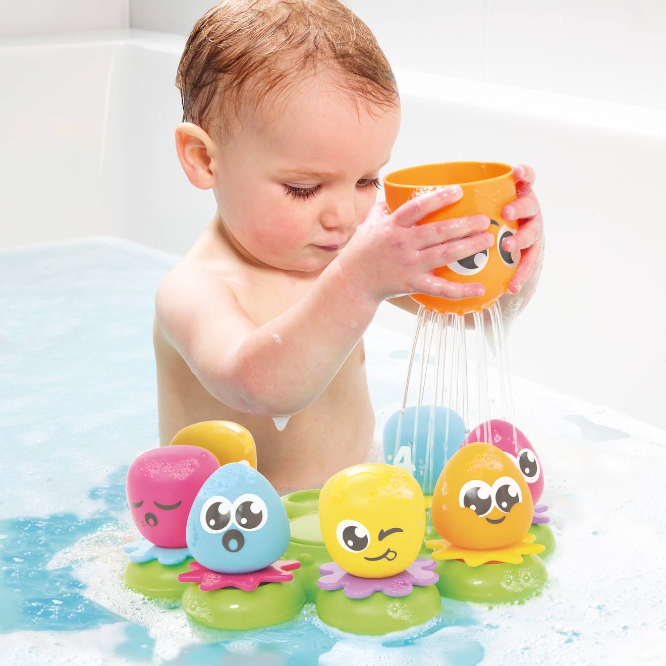 Jouet De Bain - Poulpy Et Compagnie Multicolore