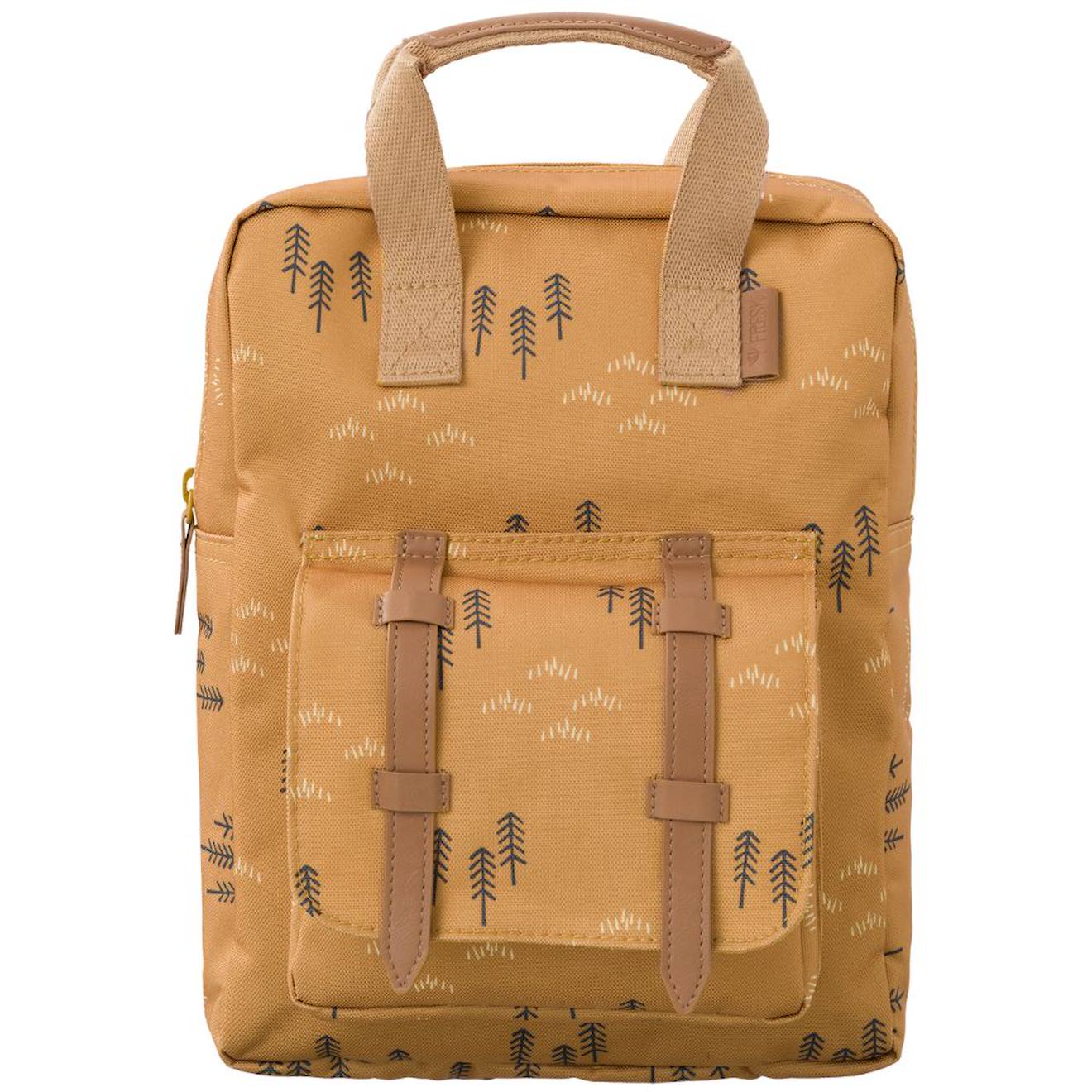 Sac À Dos Bébé Ocre, Noir, Blanc