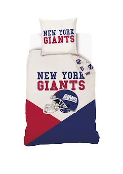Linge de maison et décoration-Linge de lit enfant-Housse de couette football américain nfl new-york giants coton