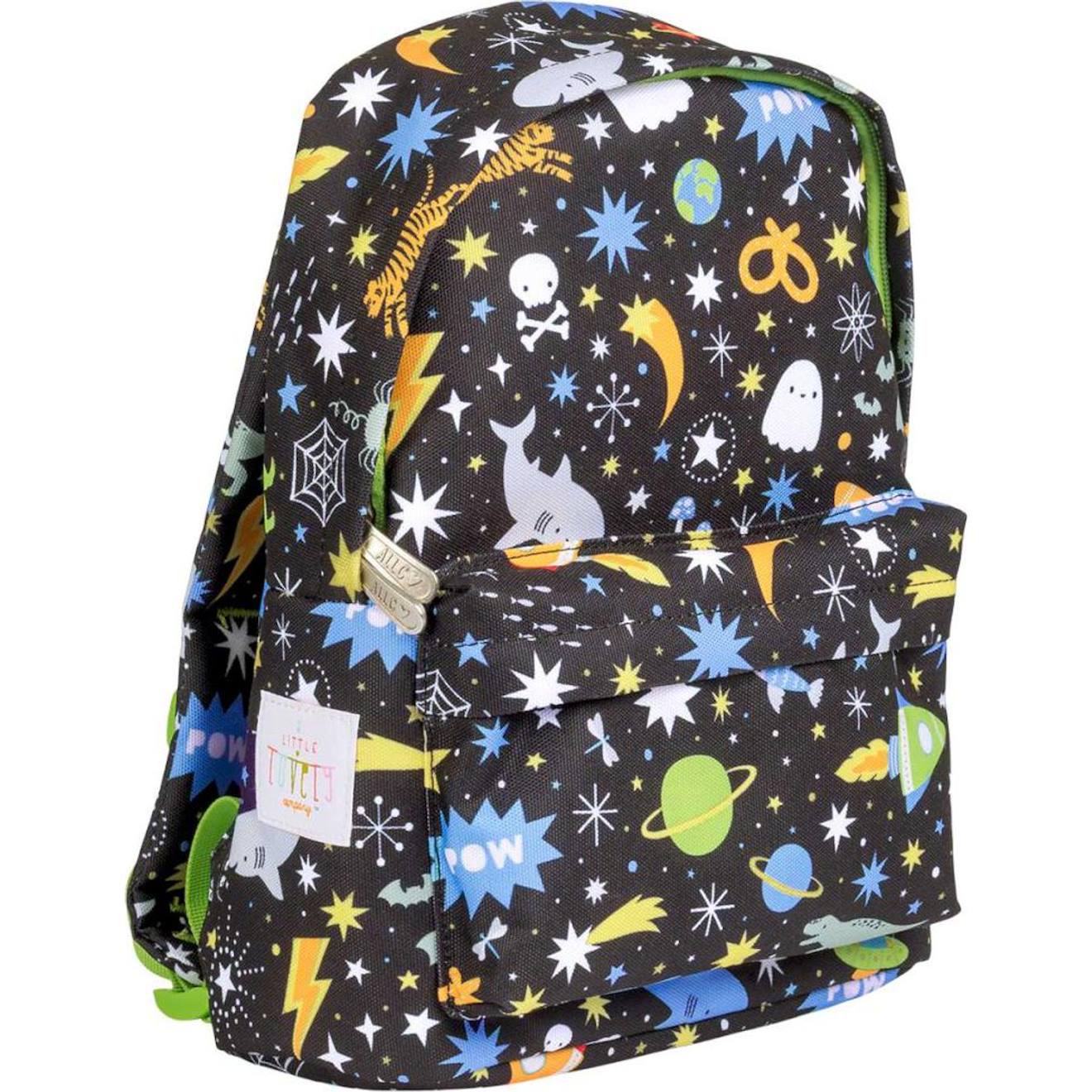 Sac À Dos Bébé Rêves De Licorne Noir, Vert, Blanc