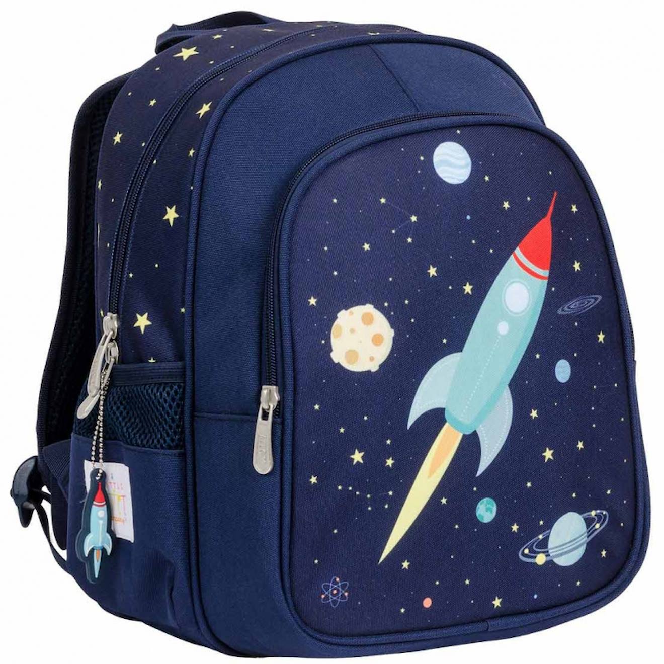 Sac À Dos Avec Poche Isotherme Espace Bleu Foncé, Rouge