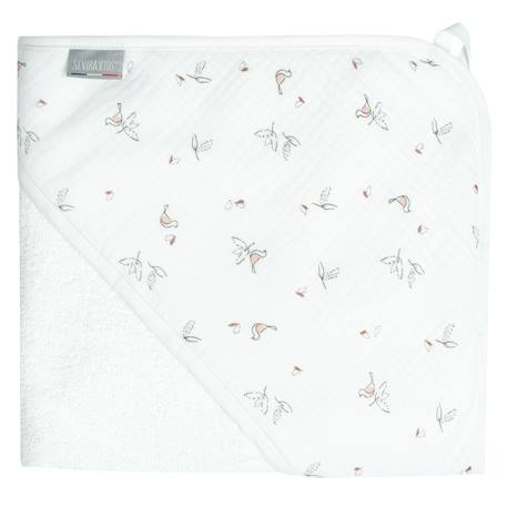 Fille-Peignoir de bain-Grande cape de bain en coton et bambou melody