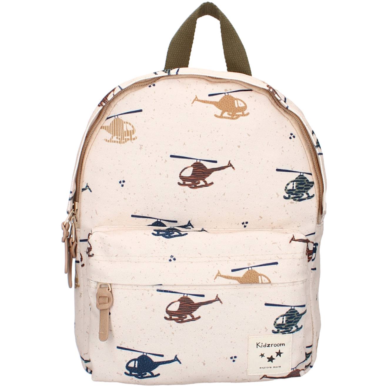 Sac À Dos Enfant Beige, Bleu, Kaki (Kidzroom) - Image 1