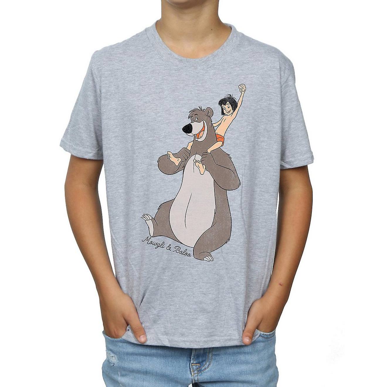 T-shirt Coton Classic Gris Chiné