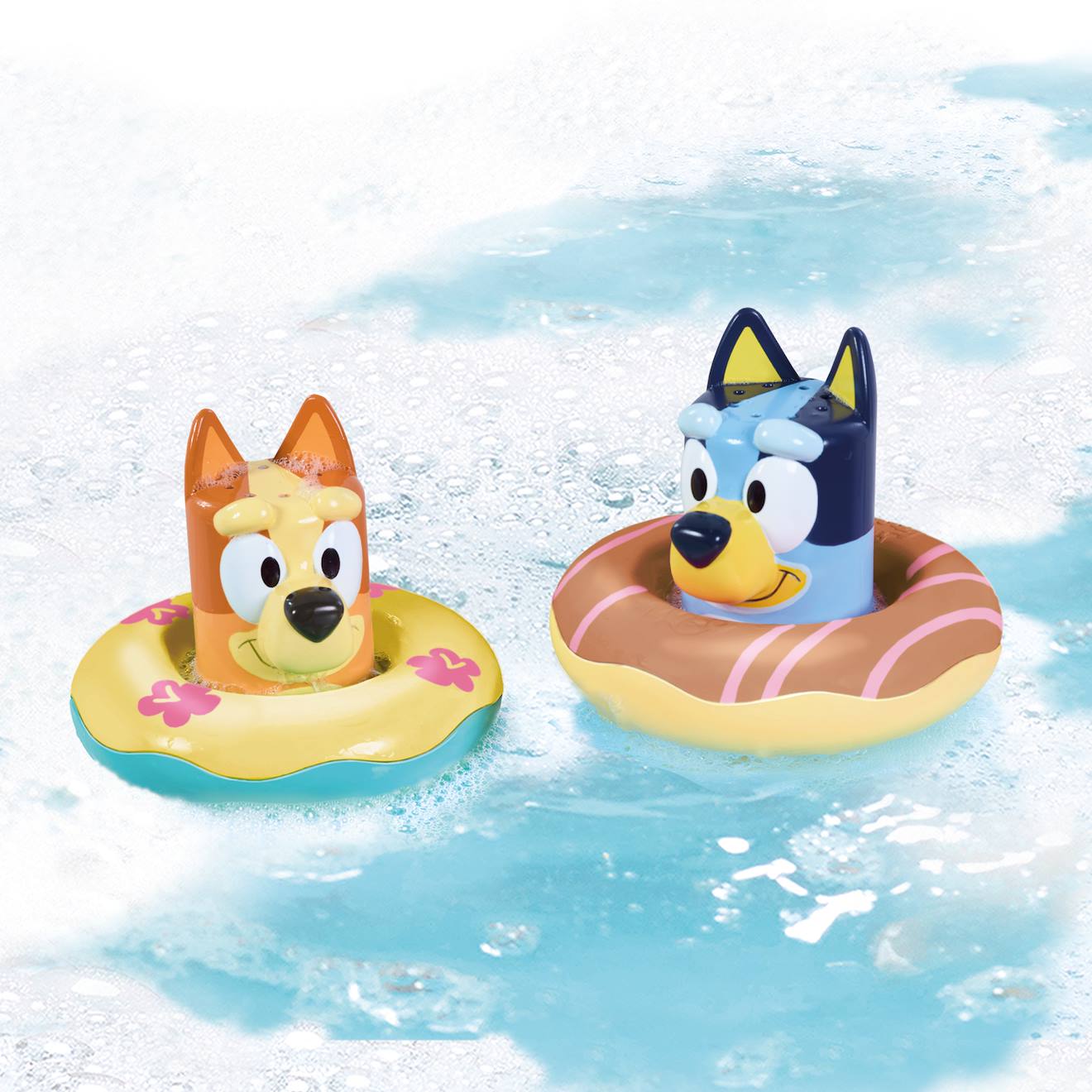 Jouet De Bain - Coffret Bouées De Bain Bluey Et Bingo Multicolore