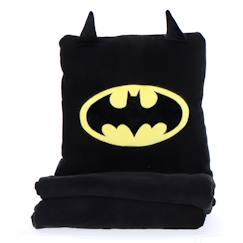 Coussin plaid 2 en 1 batman dc comics polyester  - vertbaudet enfant