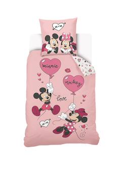 Linge de maison et décoration-Linge de lit enfant-Housse de couette disney mickey et minnie coton