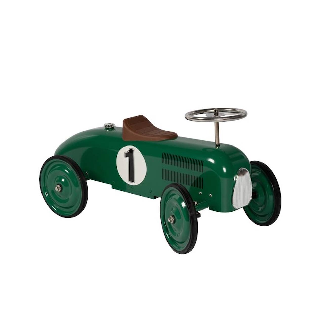 Porteur Voiture En Métal Vert (Goki) - Image 2