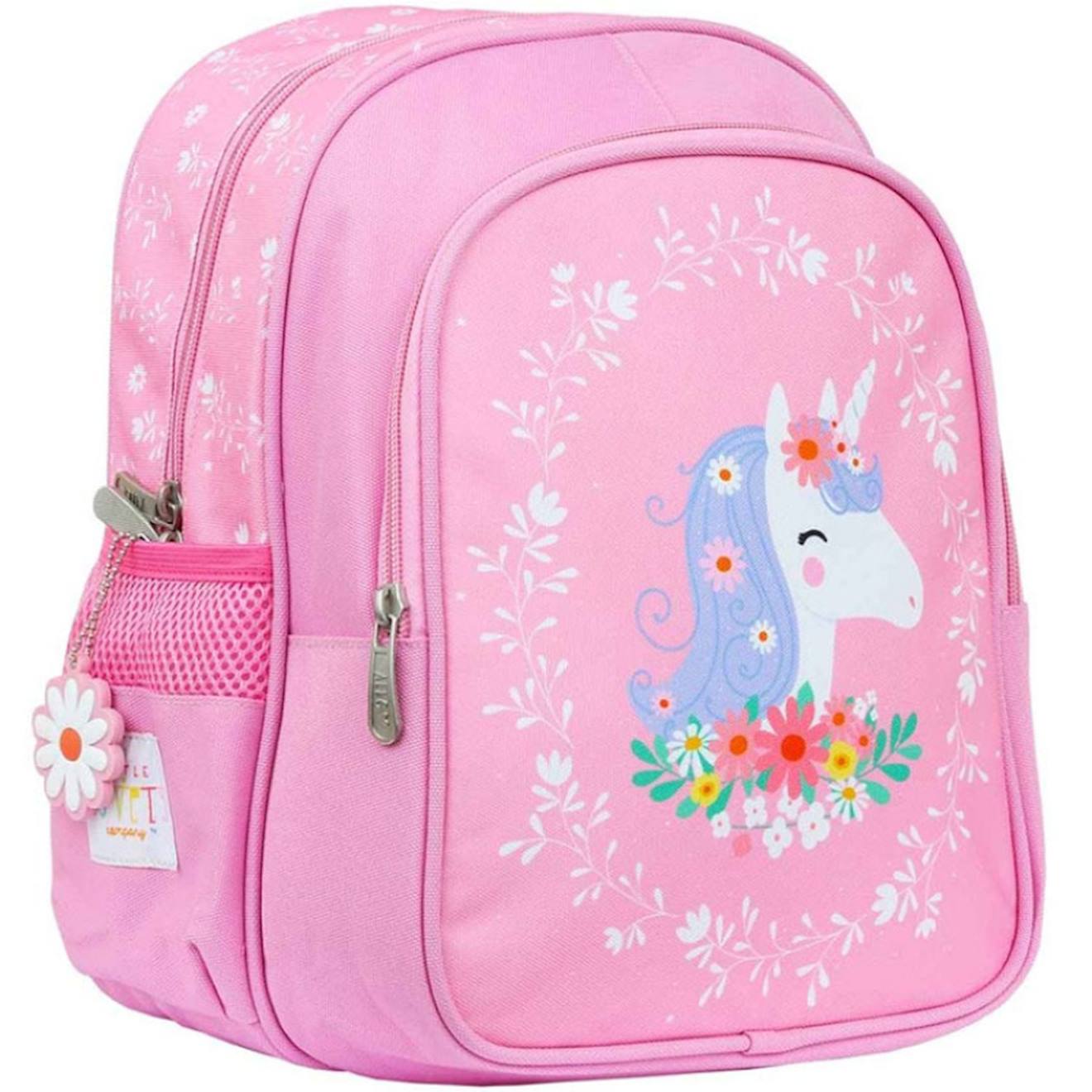Sac À Dos Avec Poche Isotherme Espace Rose, Blanc