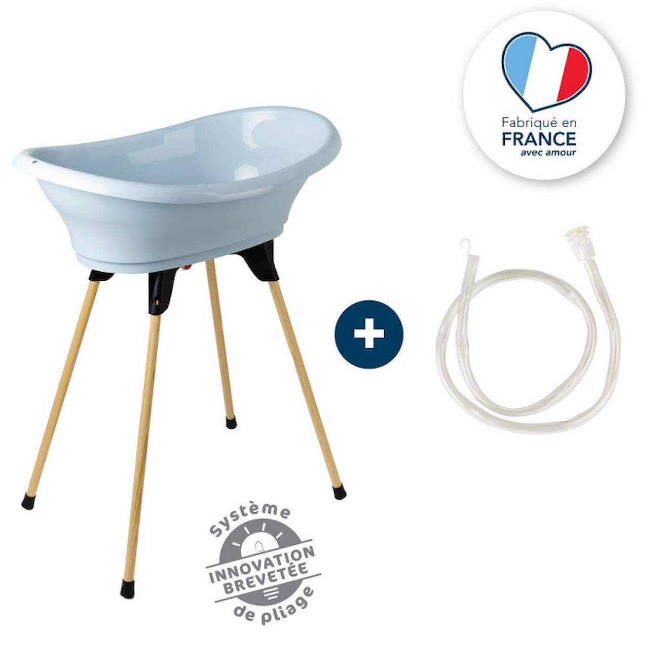 Kit Baignoire Vasco Fleur Bleue