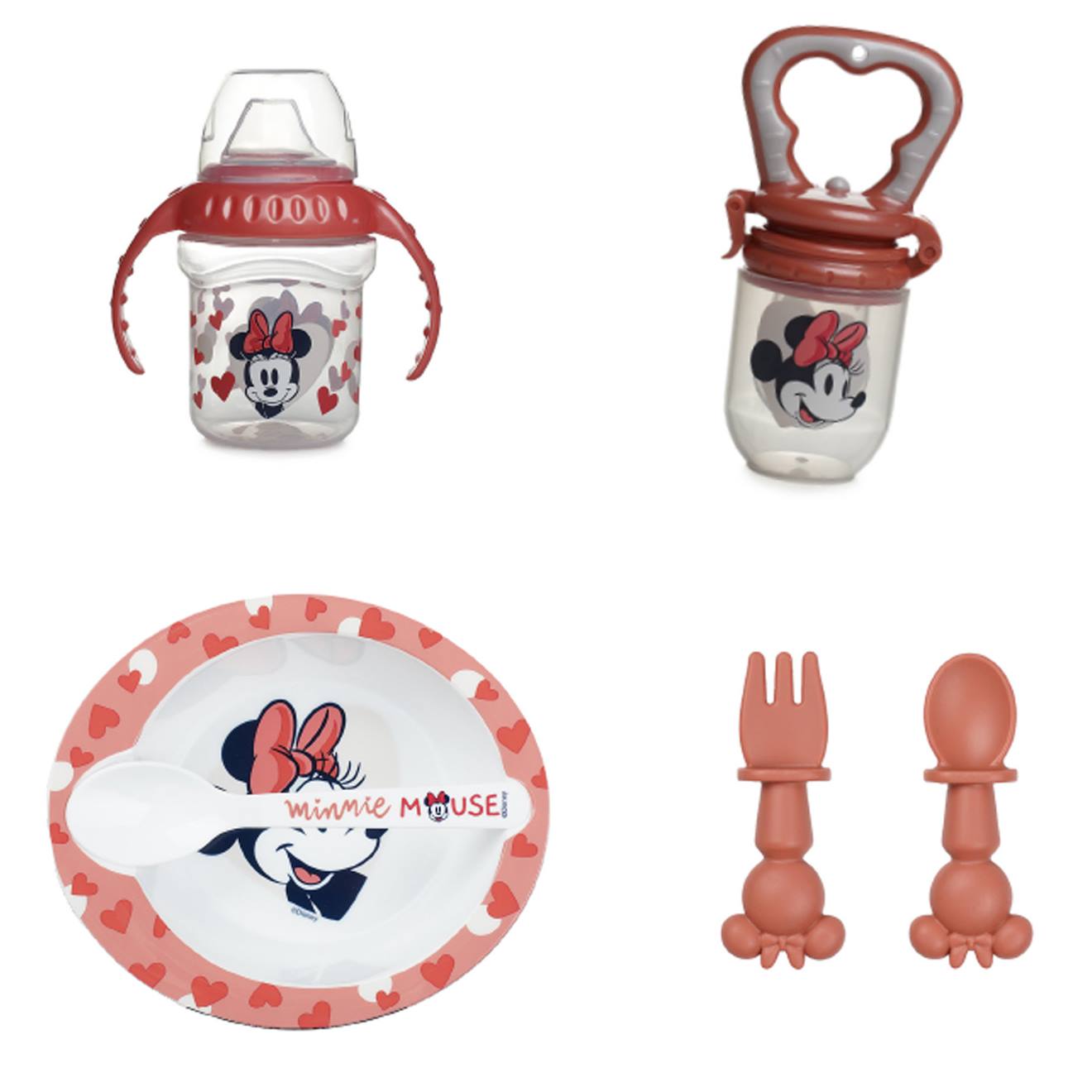 Pack Repas 1er Âge Minnie Collector Rose