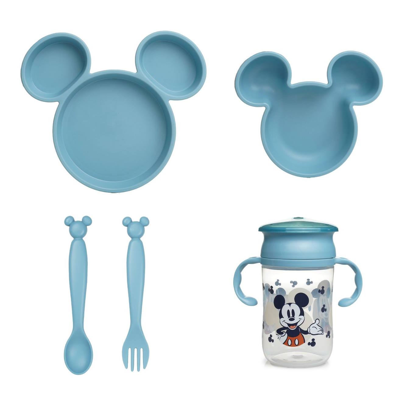 Pack Repas Silhouette - Mickey Bleu