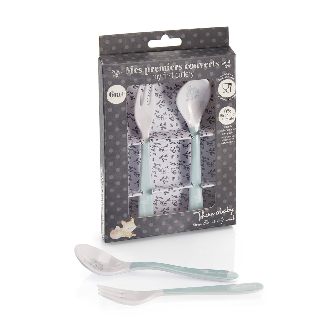 Coffret Mes Premiers Couverts Promenons-nous Dans Les Bois Blanc