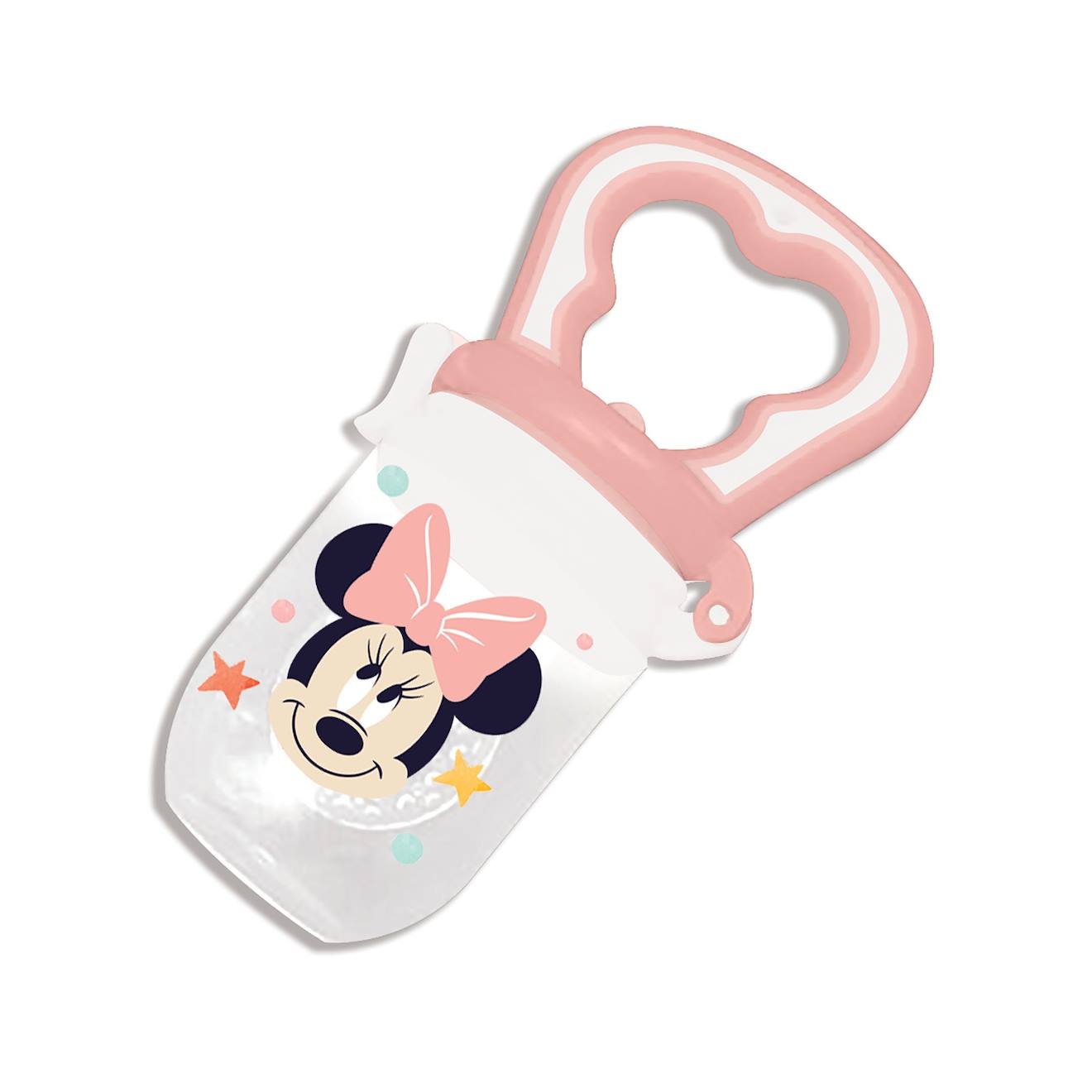 Grignoteur De Fruits Et Legumes Silicone Minnie Rose