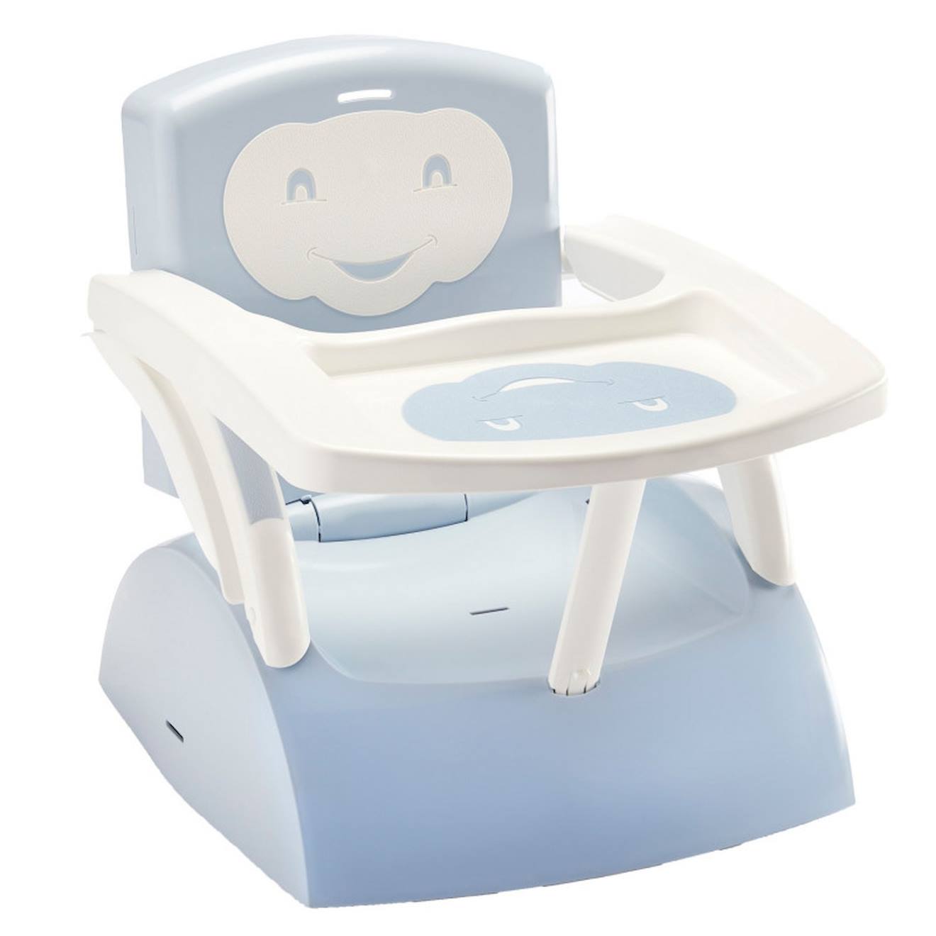 Rehausseur De Chaise 2en1 Évolutif Fleur Bleue