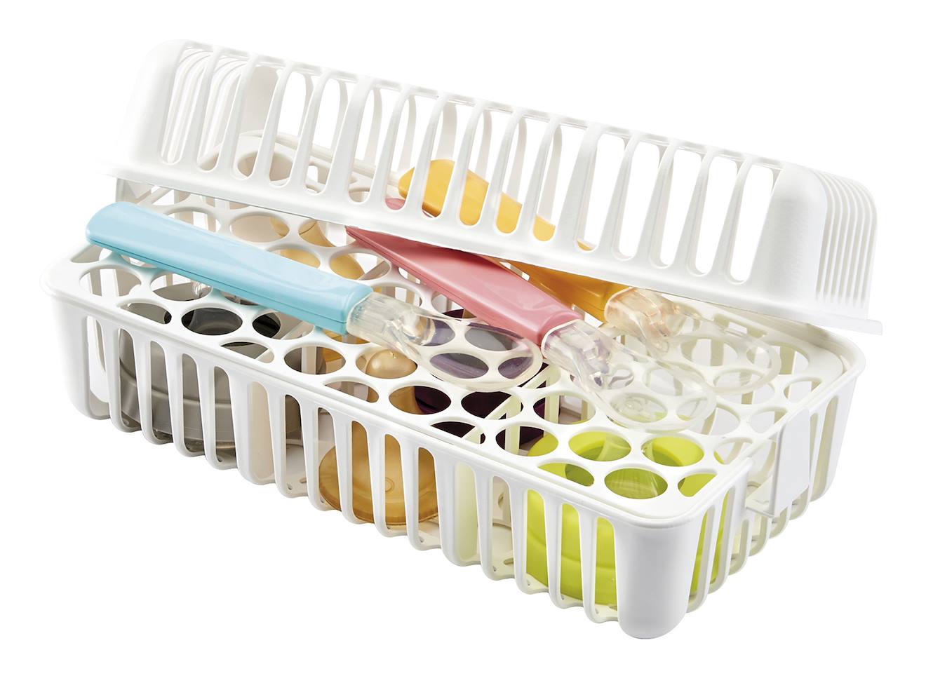 Panier De Lavage Au Lave Vaisselle Blanc