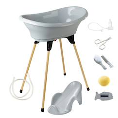 Puériculture-Pack bain vasco 9 en 1 gris charme