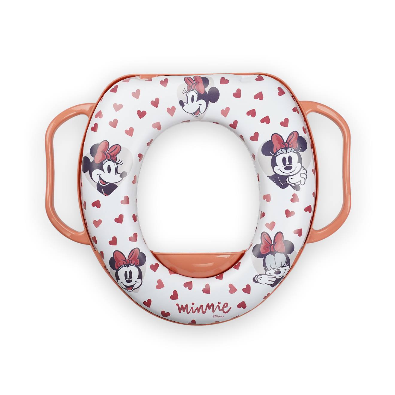 Reducteur Wc Confort Avec Poignees Minnie Collector Rose
