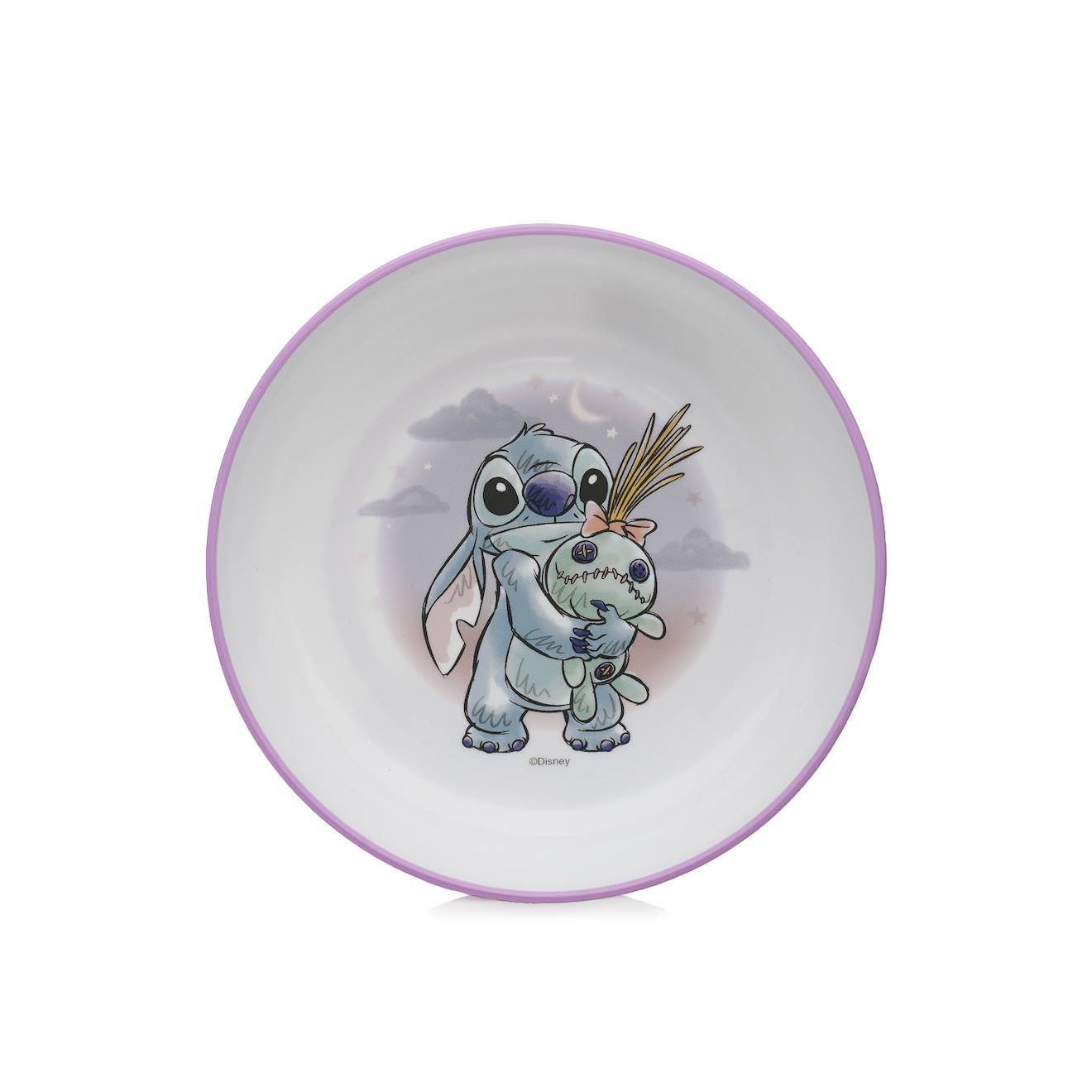 Bol Antidérapant Lilo Et Stitch Violet