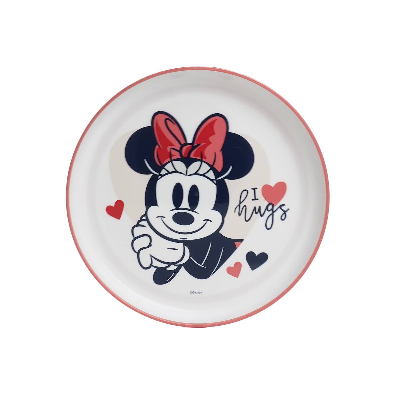 Grande Assiette Anti-derapante Minnie Collector Rose