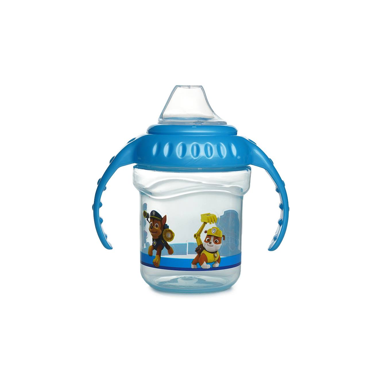 Tasse A Poignees 250 Ml Bec Silicone Pat Patrouille Collector Bleu
